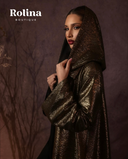 Gold & Black Abaya - Back