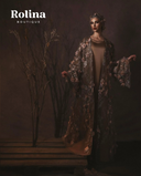 Flowered Chiffon Abaya