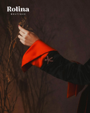 Black Velvet & Red Abaya