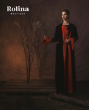 Black Velvet & Red Abaya