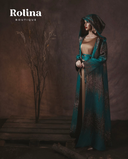 Green & Bronze Abaya - p.1