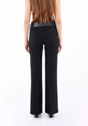 Flated pant guzella with belt
