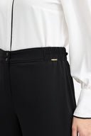 Wide leg black pant guzella