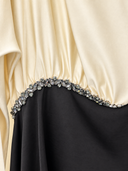 Evening beige & black set