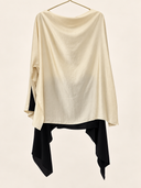 Evening beige & black set