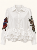 Mini white Embroidered chemise