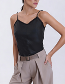 Blouse Leather Black